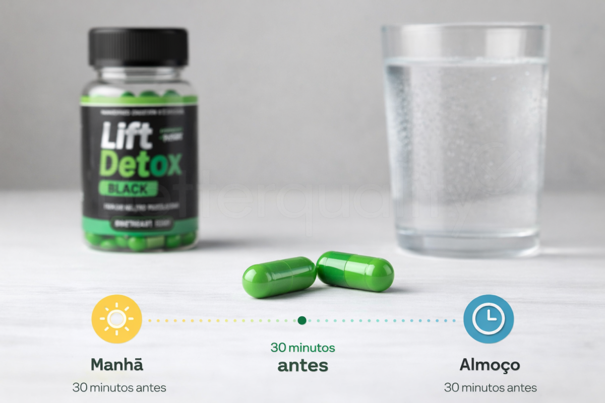 Qual a melhor hora para tomar o Lift Detox
